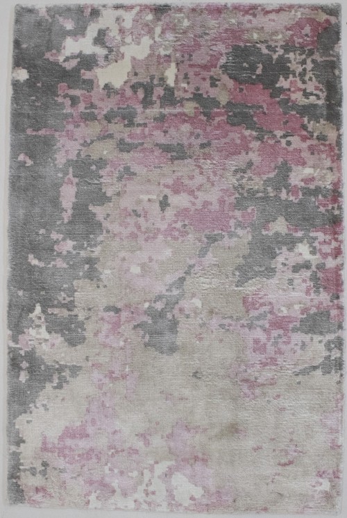 Multicolored Distressed 2X3 Modern Rug