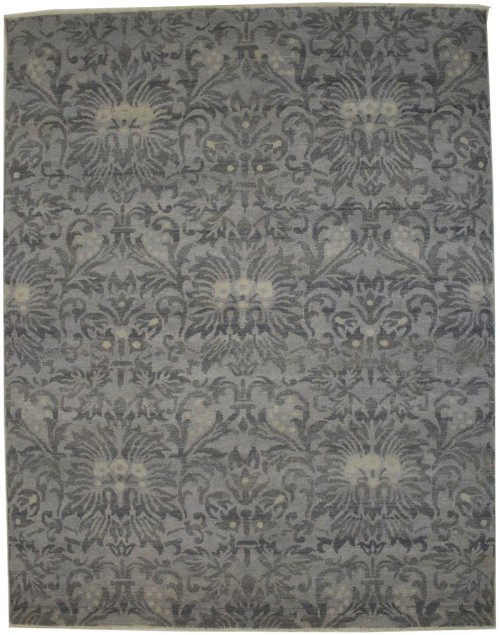 Brownish Gray Transitional 8X10 Modern Oriental Rug