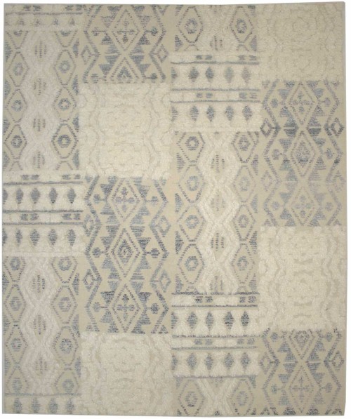 Cream Modern 8X10 Oriental Moroccan Style Rug