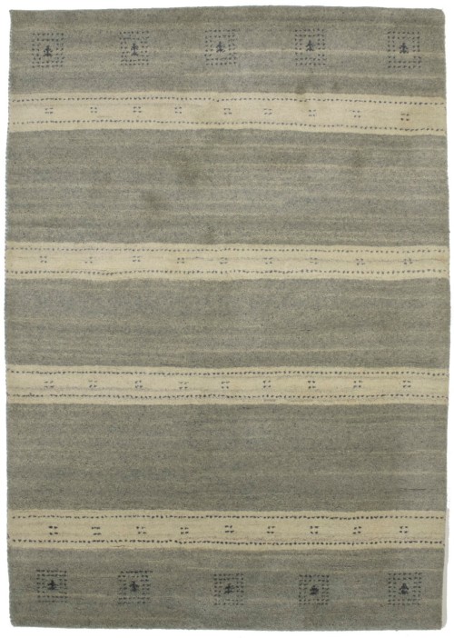 Multicolored Stripes 5X7 Indo-Gabbeh Oriental Rug