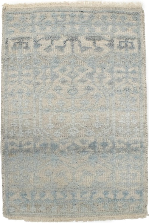 Blue Geometric 2X3 Modern Oriental Rug