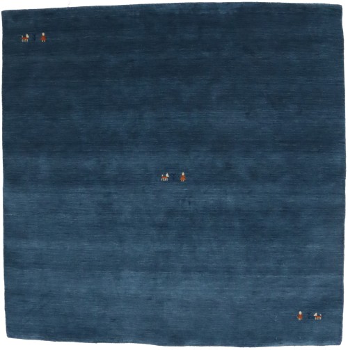 Steel Blue Tribal 6X6 Gabbeh Modern Square Rug