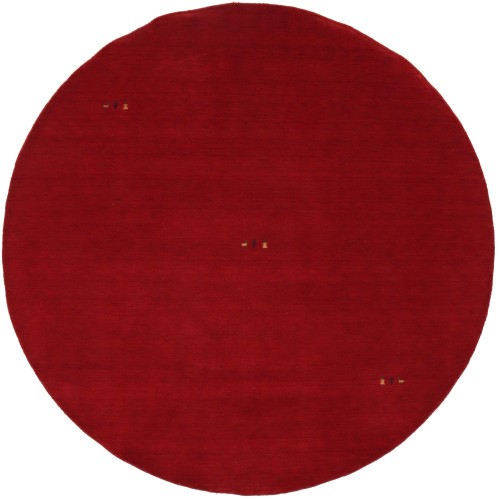 Red Tribal 8X8 Gabbeh Modern Round Rug