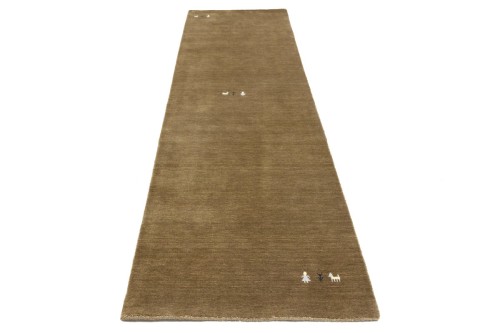 Brown Tribal 3X12 Gabbeh Modern Runner Rug