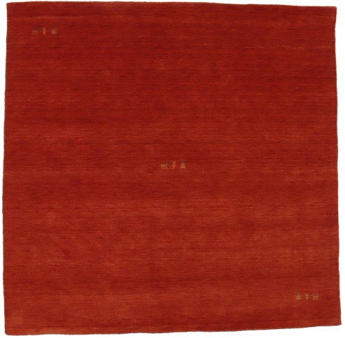 Orange-red Tribal 6X6 Gabbeh Modern Square Rug