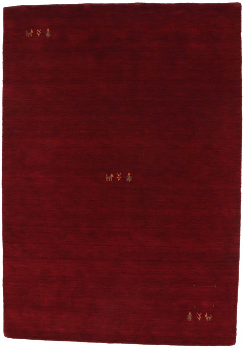 Maroon Red Tribal 4X6 Gabbeh Modern Rug