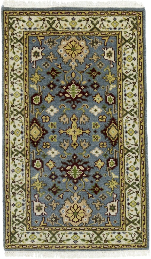 Gray Floral 3X5 Chobi Oriental Rug