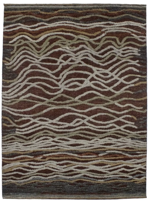 Multicolored Abstract 6X8 Modern Rug