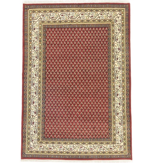 Red Floral 6X8 Indo Botemir Oriental Rug