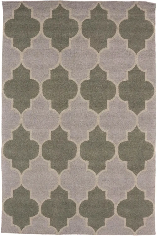 Multicolored Trellis 5X8 Hand-Tufted Modern Rug