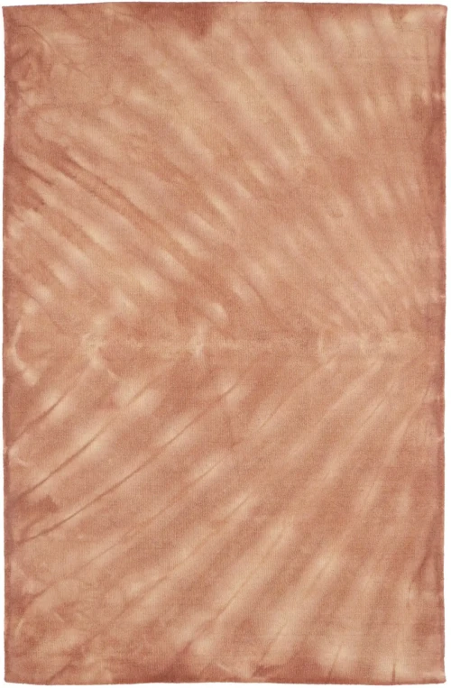 Rust Tie-Dye 5X8 Hand-Tufted Modern Rug