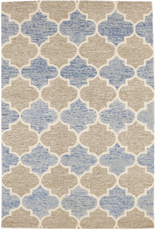 Multicolored Trellis 5X8 Hand-Tufted Modern Rug