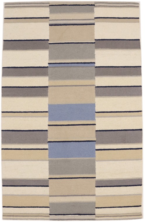 Multicolored Abstract 5X8 Hand-Tufted Modern Rug