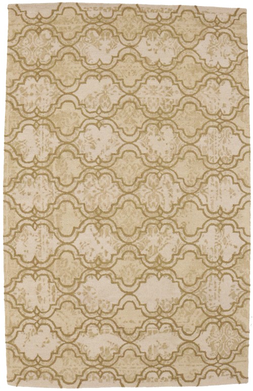 Brown Trellis 5X8 Hand-Tufted Modern Rug