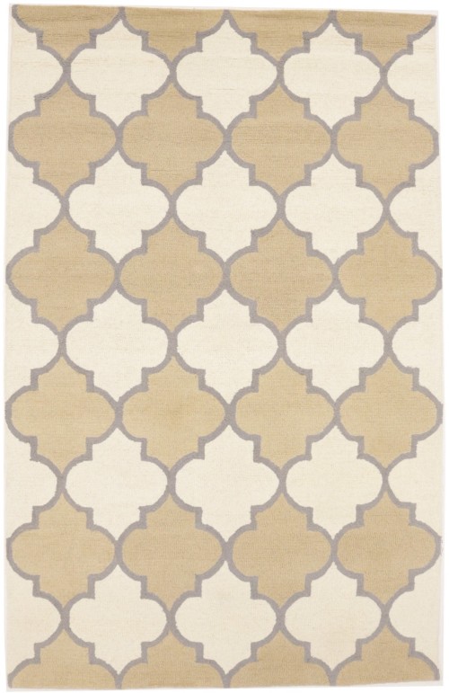 Multicolored Trellis 5X8 Hand-Tufted Modern Rug