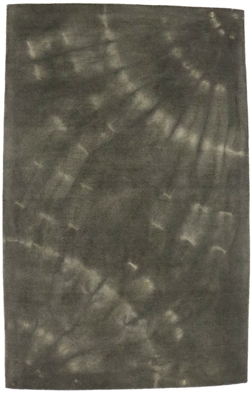 Charcoal Tie-Dye 5X8 Hand-Tufted Modern Rug