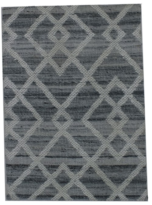 Multicolored Geometric 2X3 Hand-Tufted Modern Rug