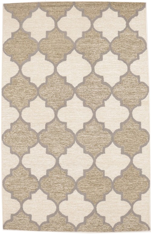 Multicolored Trellis 5X8 Hand-Tufted Modern Rug