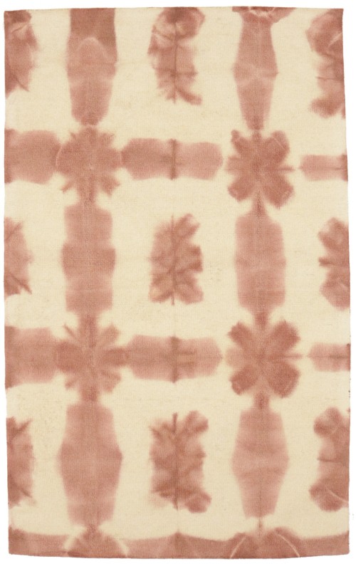 Rust Tie-Dye 5X8 Hand-Tufted Modern Rug