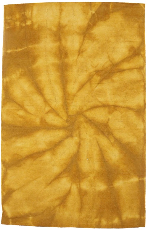 Golden Yellow Tie-Dye 5X8 Hand-Tufted Modern Rug