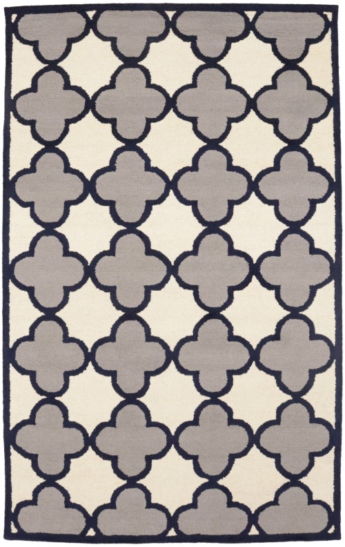 Multicolored Trellis 5X8 Hand-Tufted Modern Rug