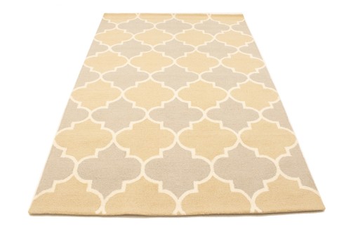 Multicolored Trellis 5X8 Hand-Tufted Modern Rug