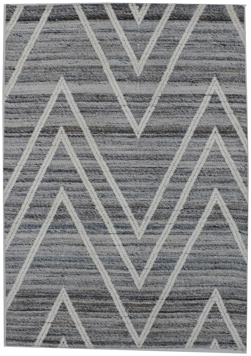 Multicolored Geometric 2X3 Hand-Tufted Modern Rug