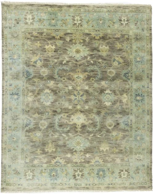 Floral Colorfast 8X10 Oushak Chobi Oriental Rug