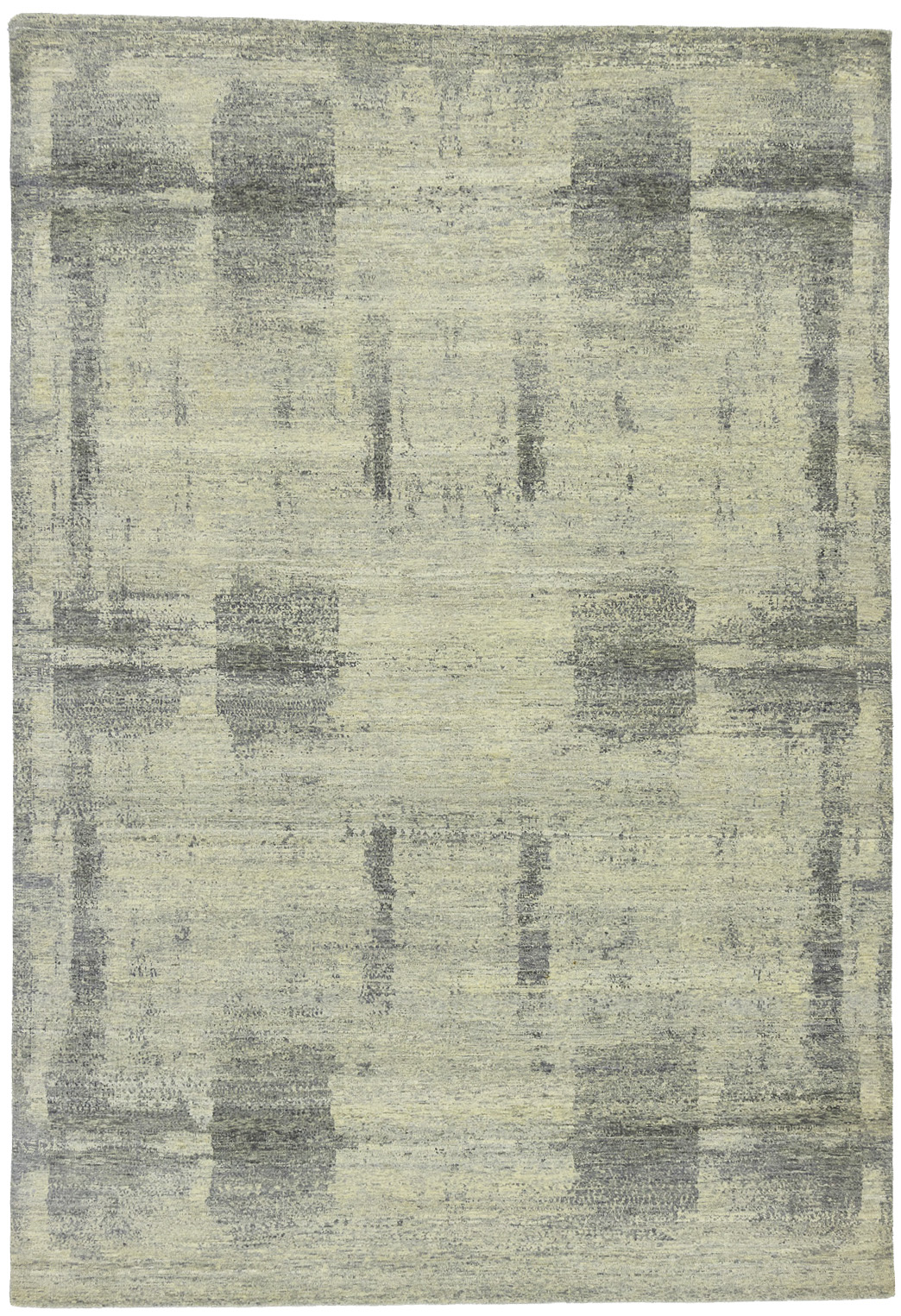 Multicolored Transitional 6X9 Distressed Modern Oriental Rug