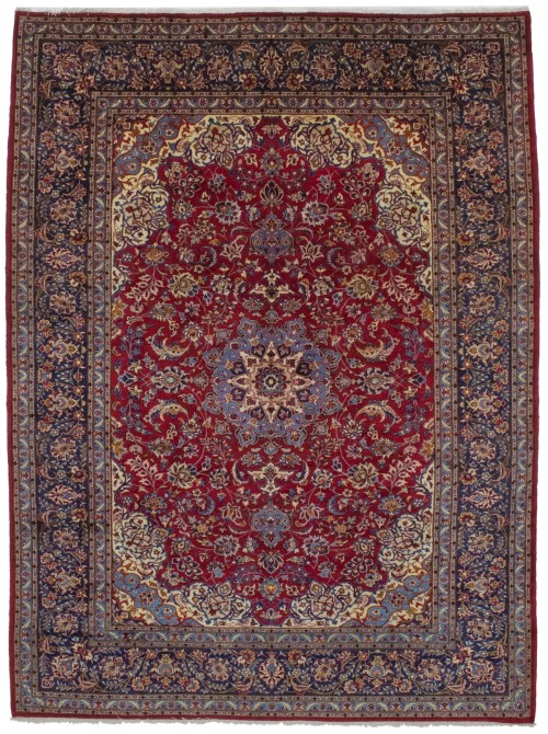 Vintage Red Traditional 10X13 Najafabad Persian Rug