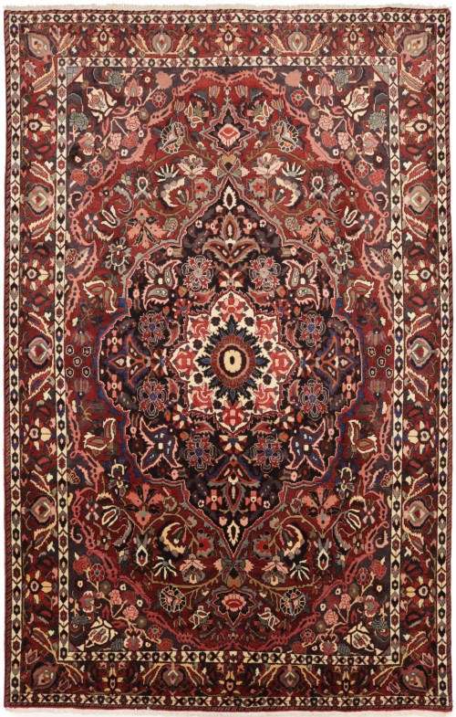 Maroon Red 7X10 Floral Design Vintage Traditional Oriental Persian Rug