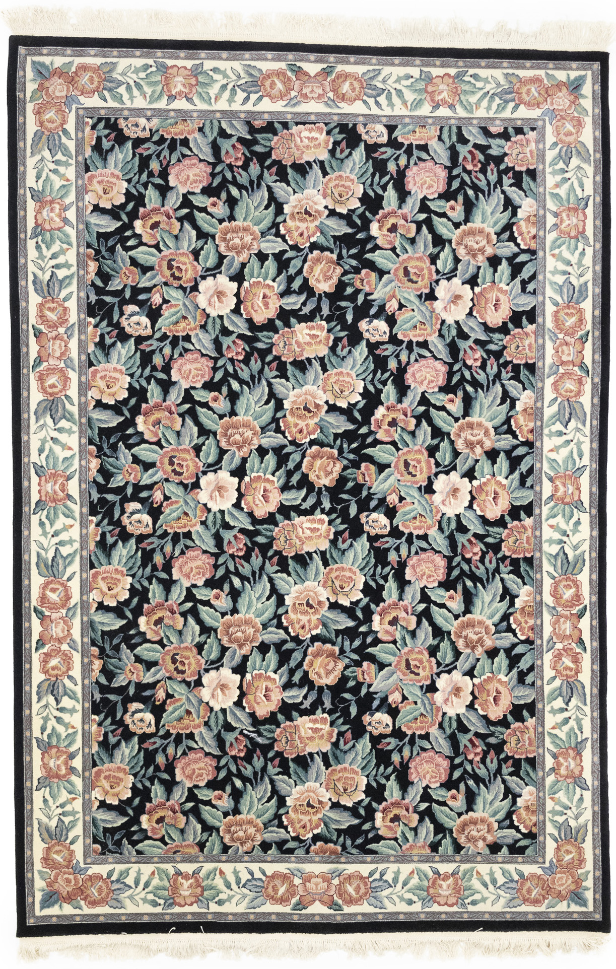 Floral Chinese Style 6X9 Modern Oriental Rug