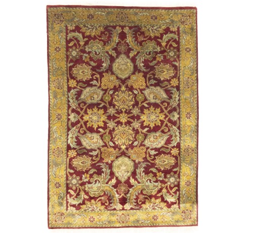 Red Floral Classic 4X6 Agra Jaipur Oriental Rug