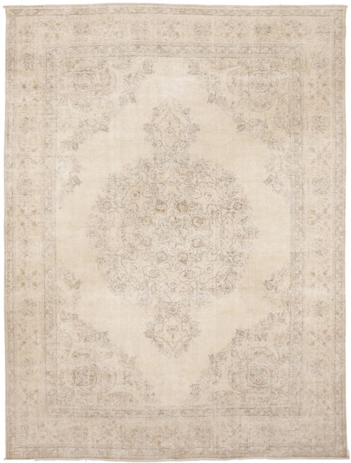 Muted Color 10X13 Antique Distressed Oriental Persian Rug