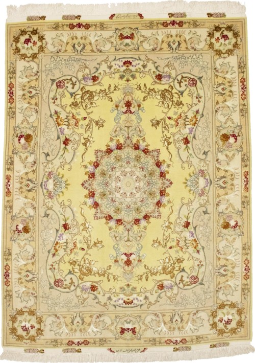 Floral Classic 5X7 Extra Fine Tabriz Persian Rug