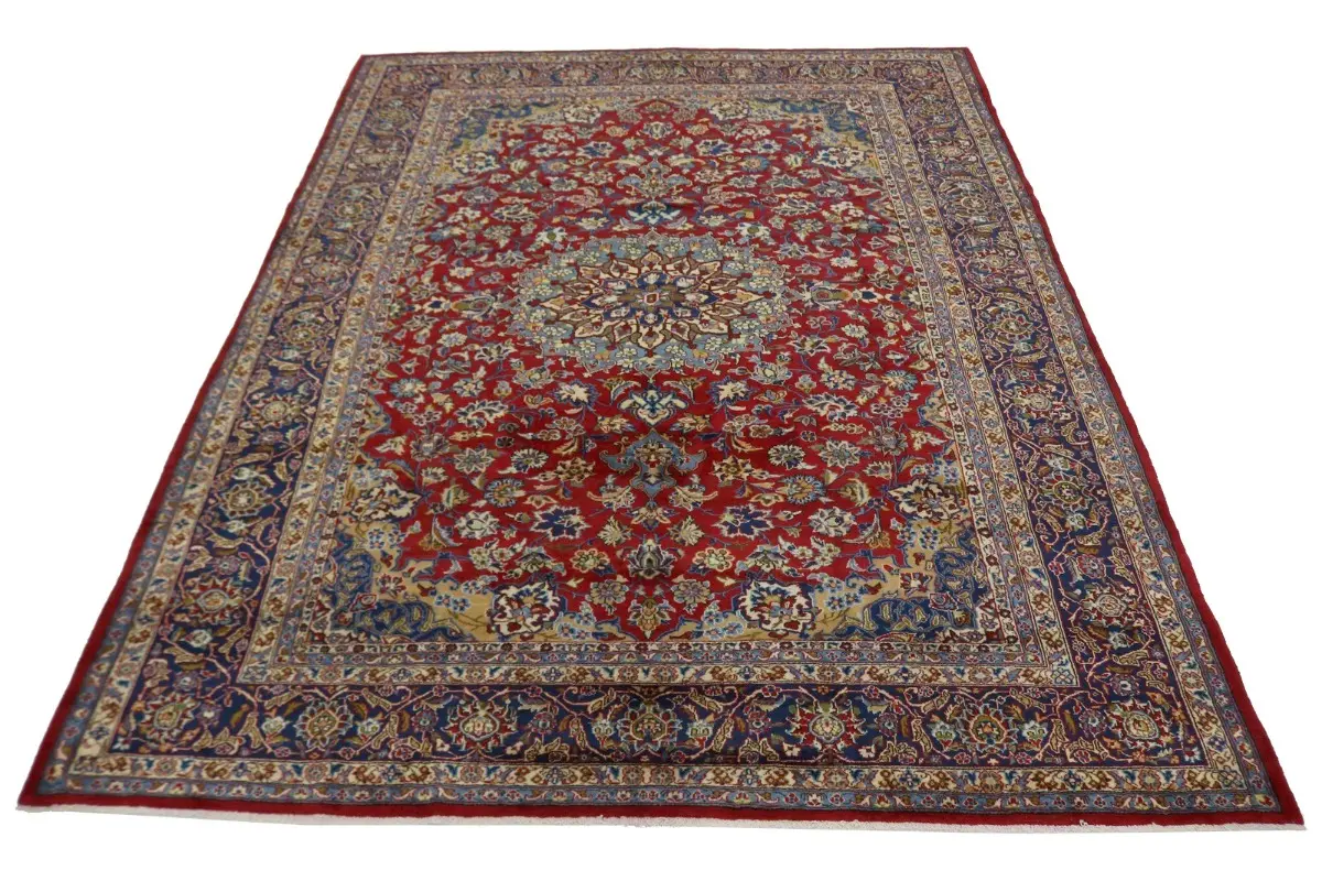 Vintage Red Traditional 10X13 Najafabad Persian Rug