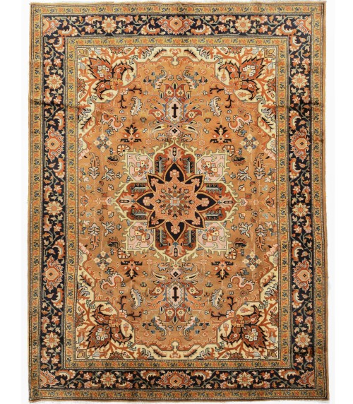 Vintage Floral Traditional 8X11 Heriz Persian Rug