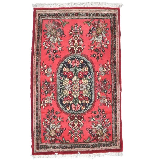 Vintage Classic Traditional 2X3 Kashan Persian Rug