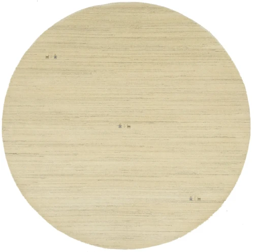 Oatmeal Tribal 8X8 Gabbeh Modern Round Rug