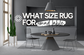 what size rug for round table?