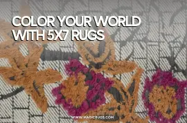 Color Your World with 5x7 Rugs: Exploring Pink, Gray, Blue, and Timeless Black & White Accents