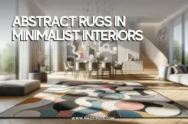 Abstract Rugs in Minimalist Interiors: Less is More
