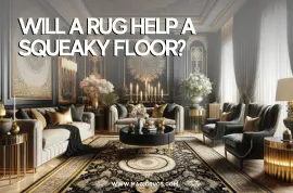 Will a rug help a squeaky floor?