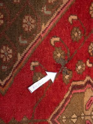 Semi Antique Red Tribal Floral 4X10 Meshkin Persian Runner Rug
