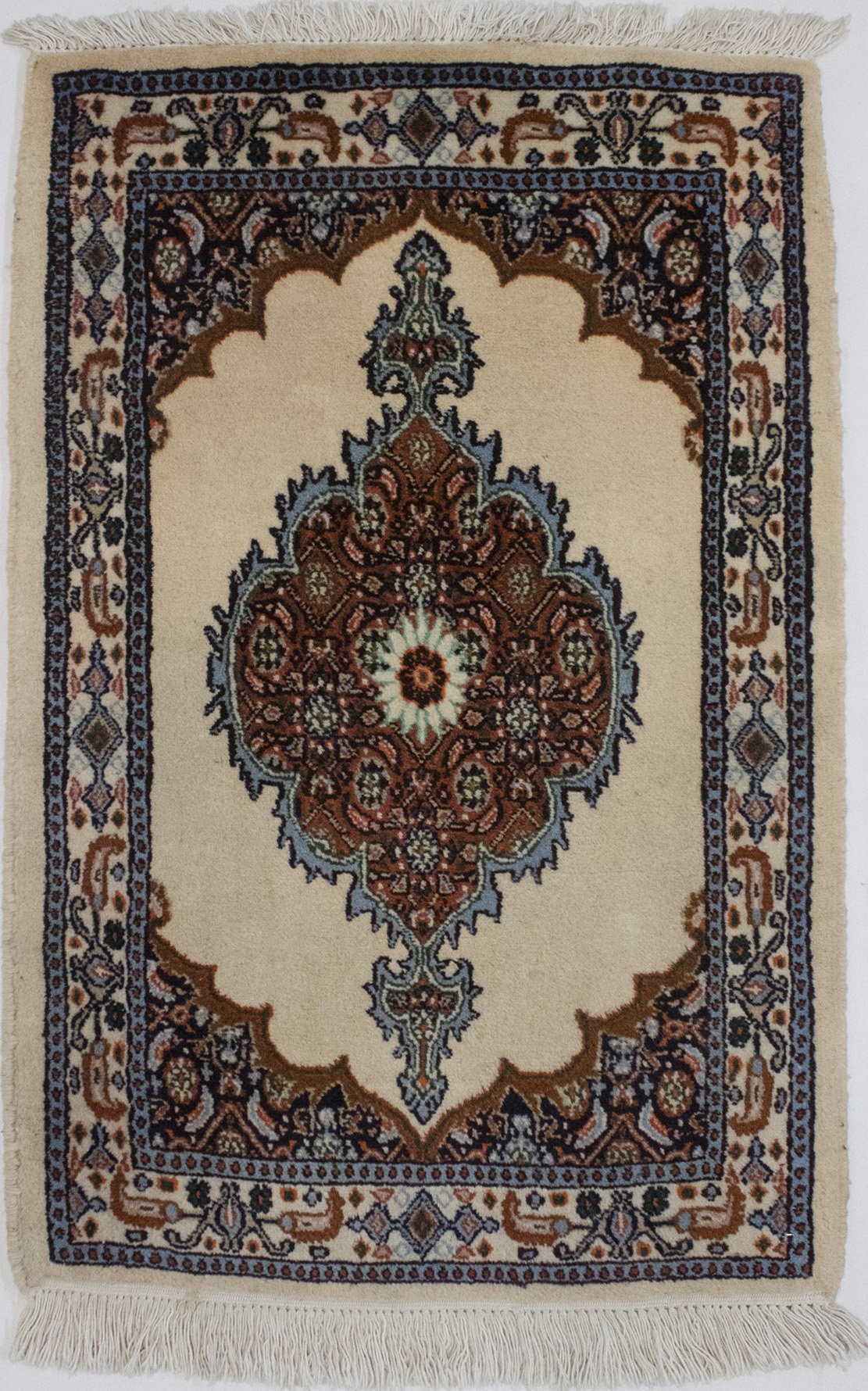 2x3 Gray Hand Woven Persian Area Rug Pad