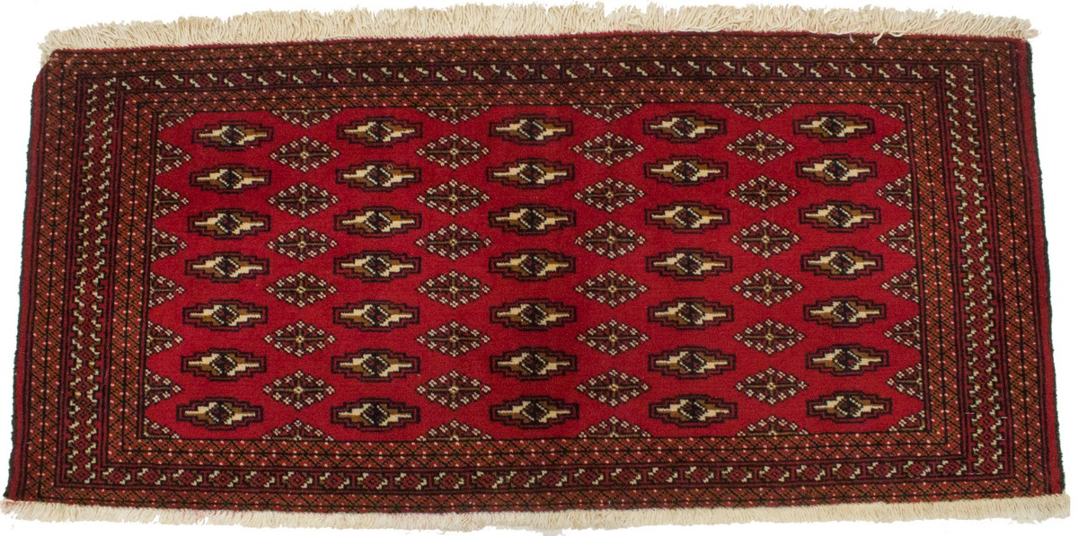 Vintage Red Tribal 2'2X4'4 Turkoman Persian Rug
