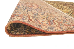 Vintage Red Floral 5X7 Bakhtiari Persian Rug