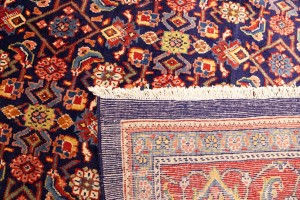 Vintage Plum Floral 10X13 Mahal Persian Rug