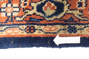 Vintage Floral 3'7X13'6 Mahal Persian Runner Rug