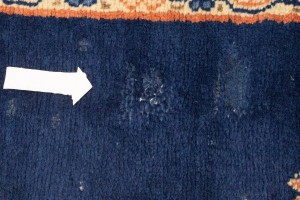 Vintage Floral 3'7X13'6 Mahal Persian Runner Rug